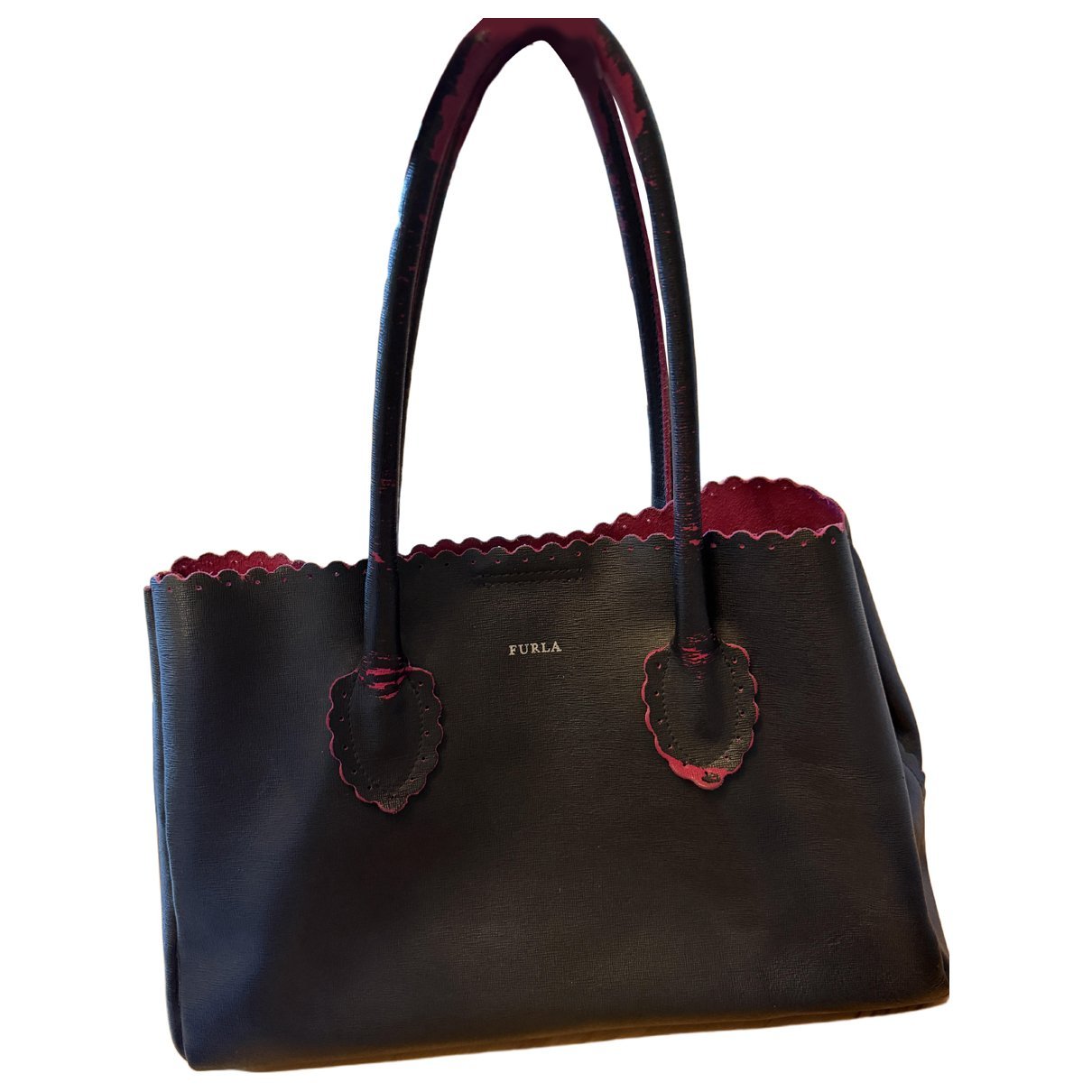 Leather handbag
