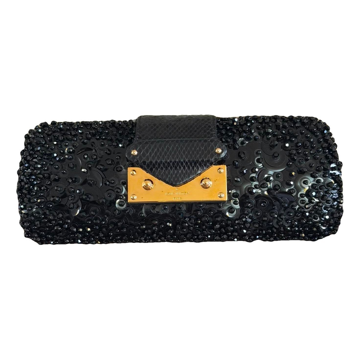 Glitter clutch bag