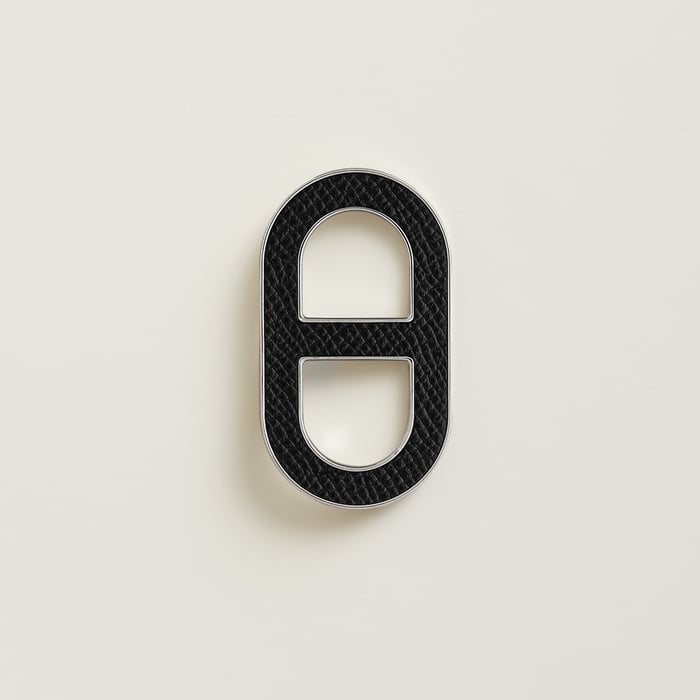 Noir Chaine d'Ancre Brooch