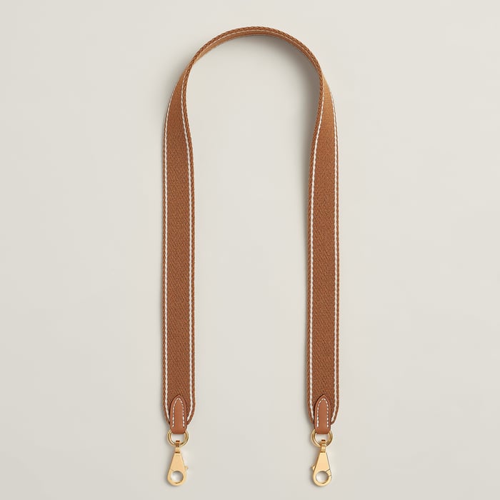 Sangle Wooly Sellier Bicolor Bag Strap