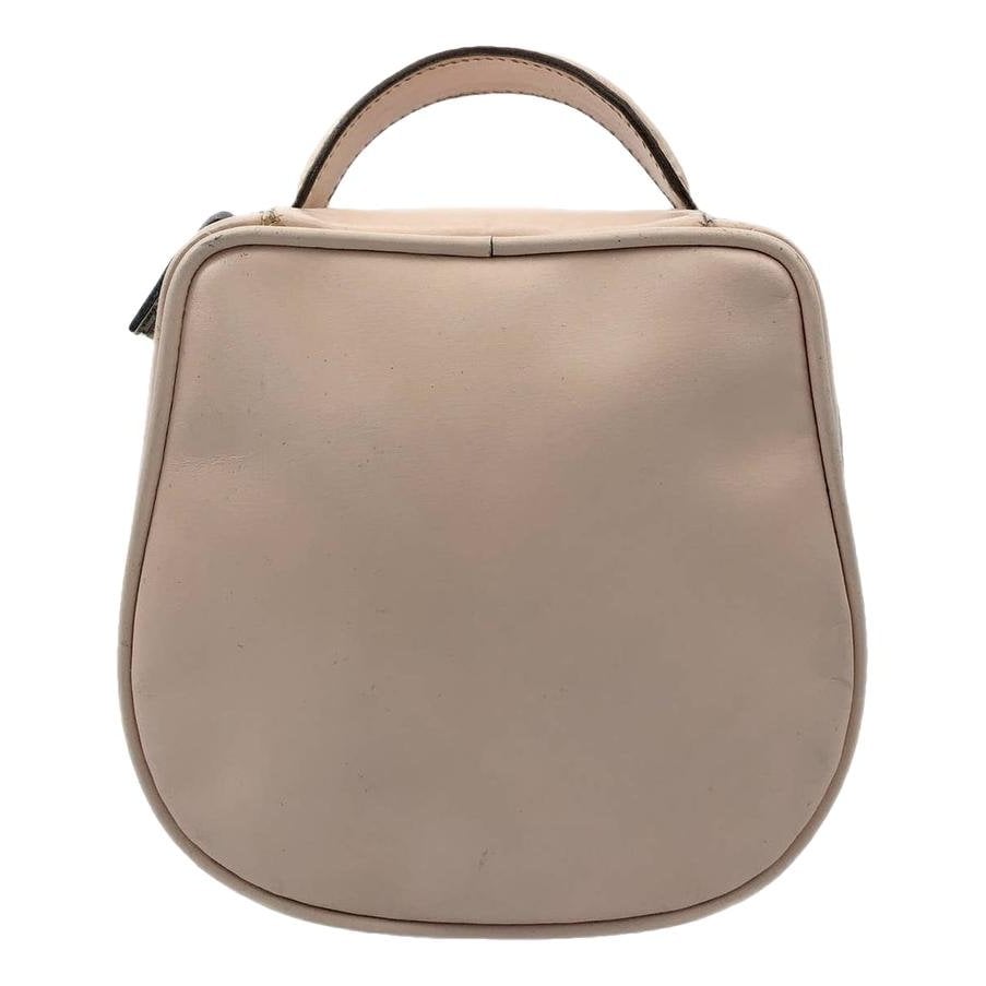 Leather vanity case