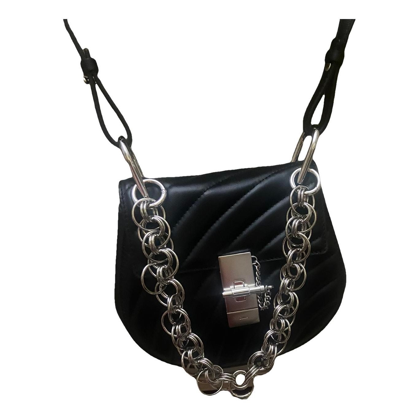 Drew leather crossbody bag
