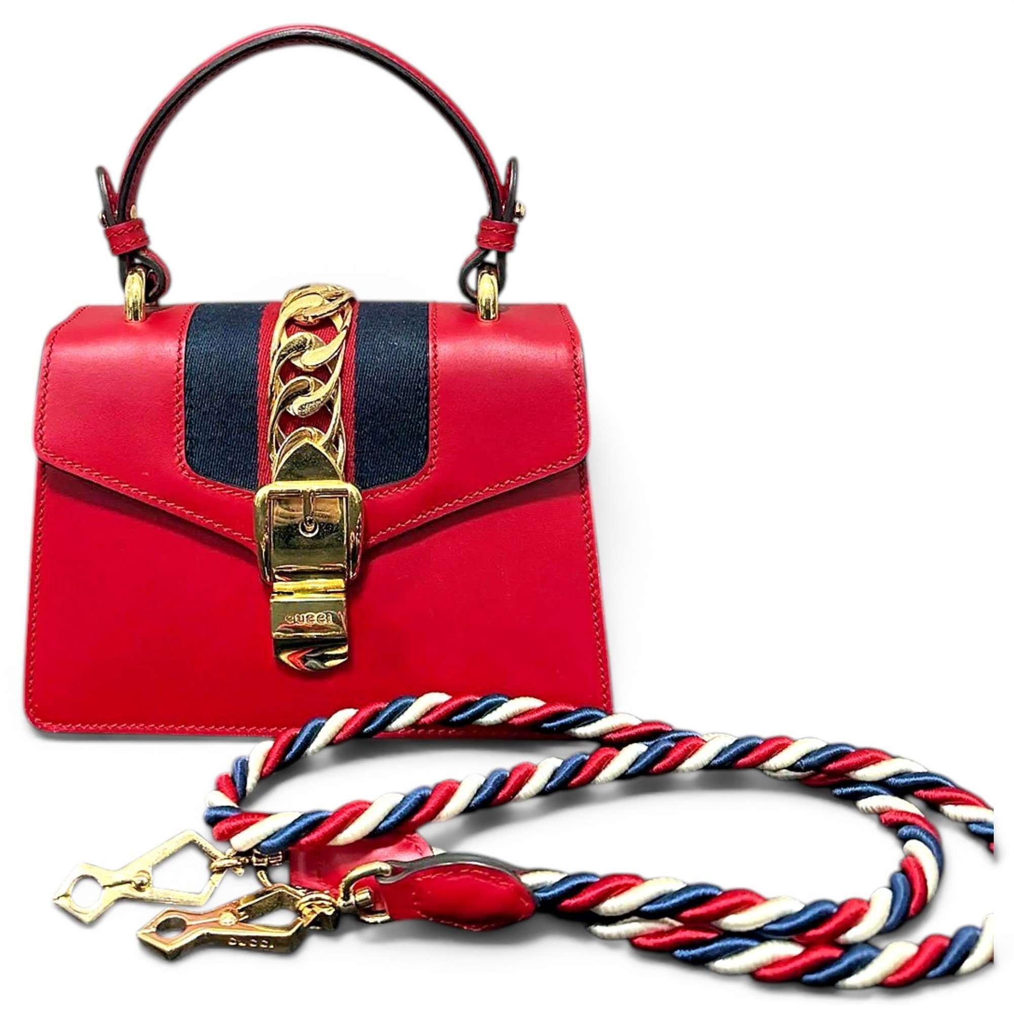Sylvie Top Handle leather crossbody bag