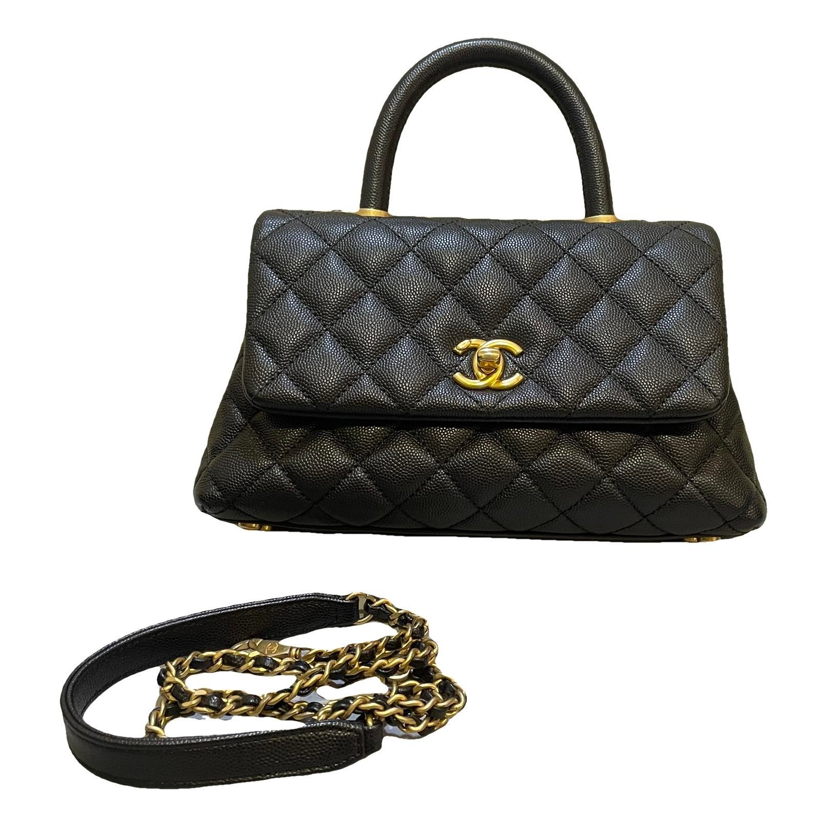Coco Handle leather handbag