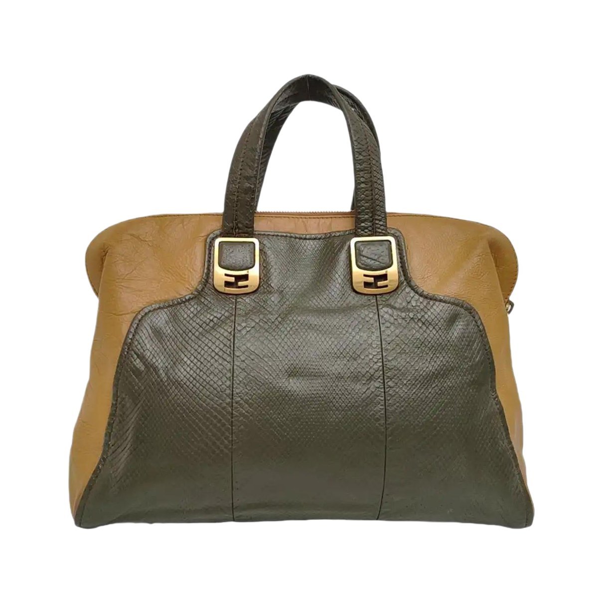 Chameleon leather handbag