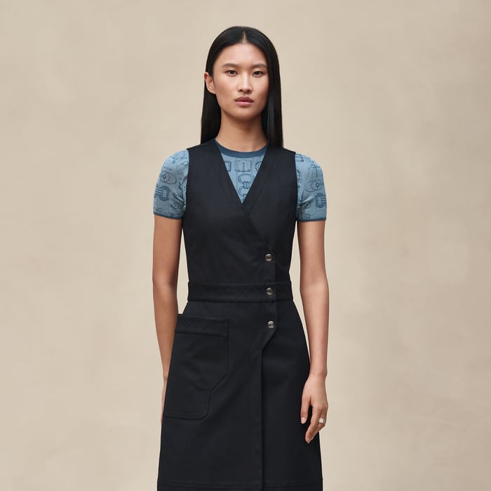 Noir Wraparound Dress