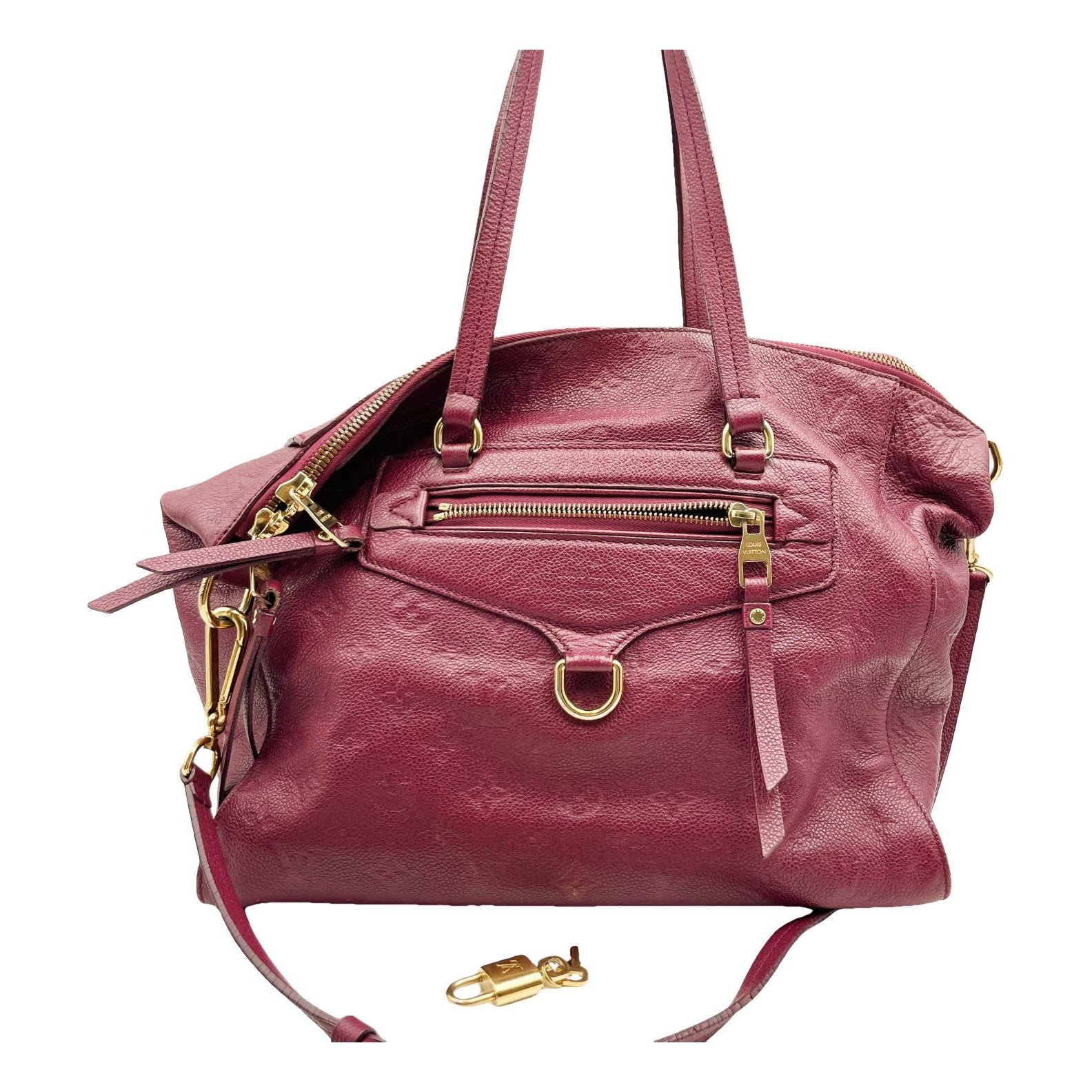 Lumineuse leather handbag