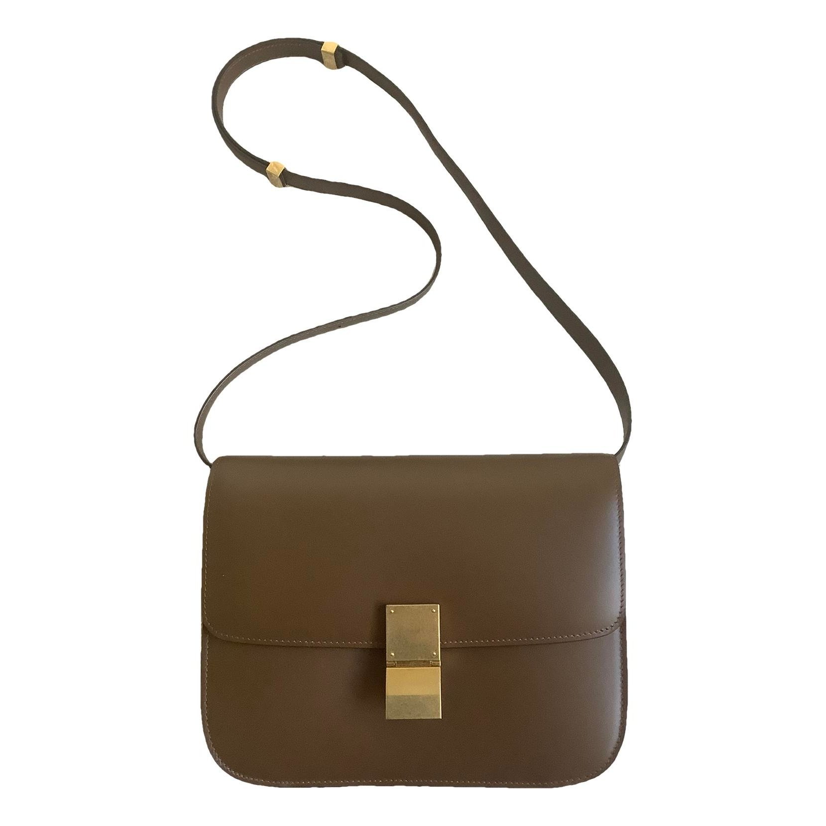 Classic leather crossbody bag