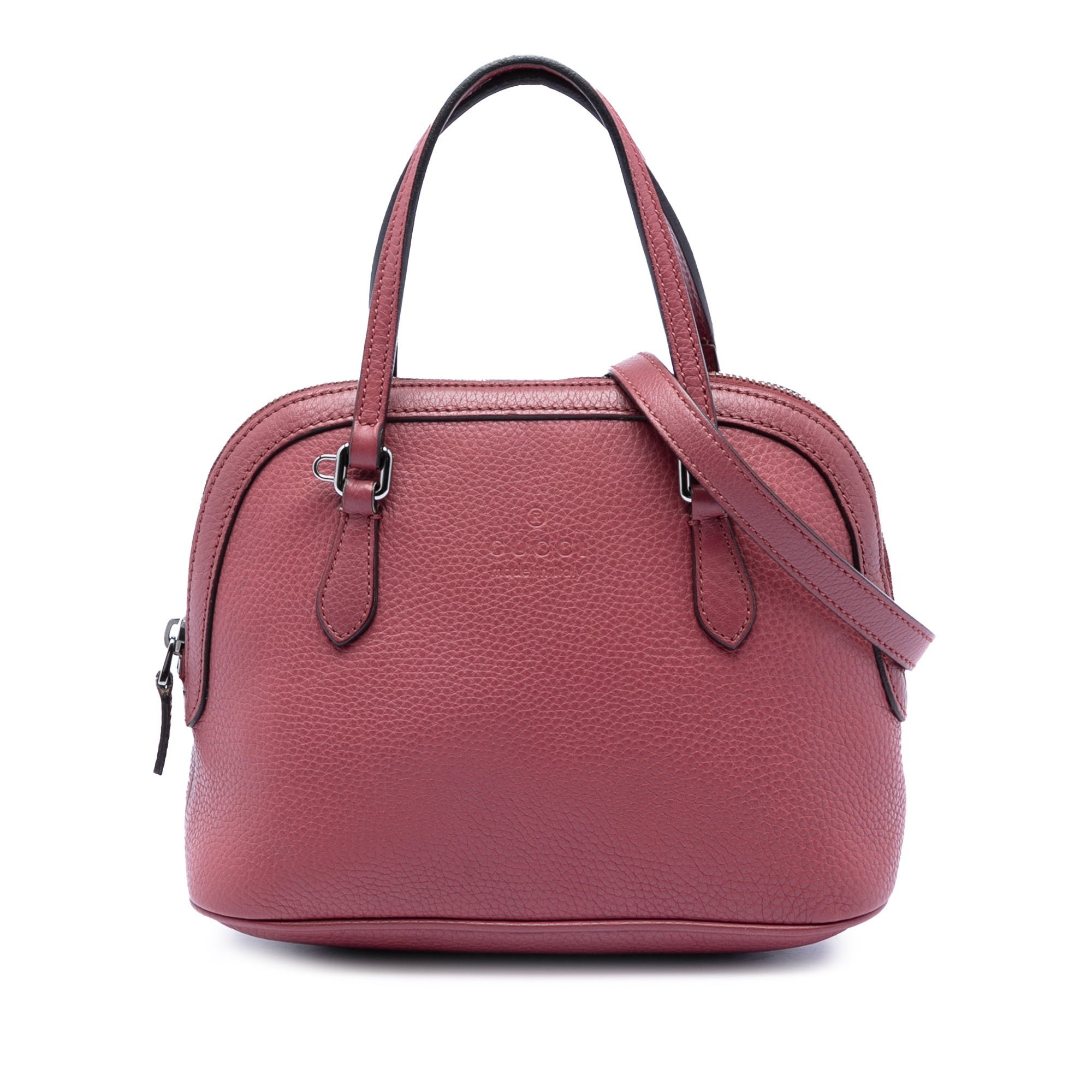 Leather satchel