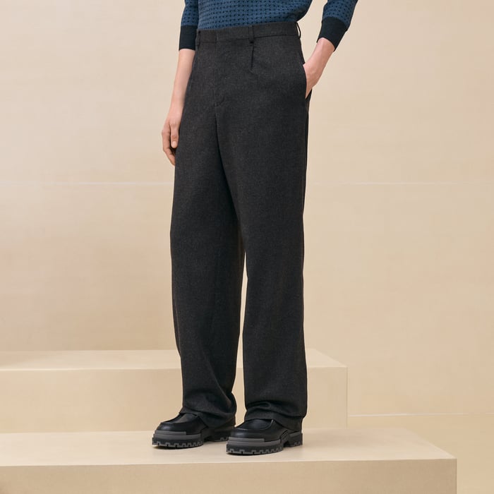 Anthracite Pleated Raspail Pants