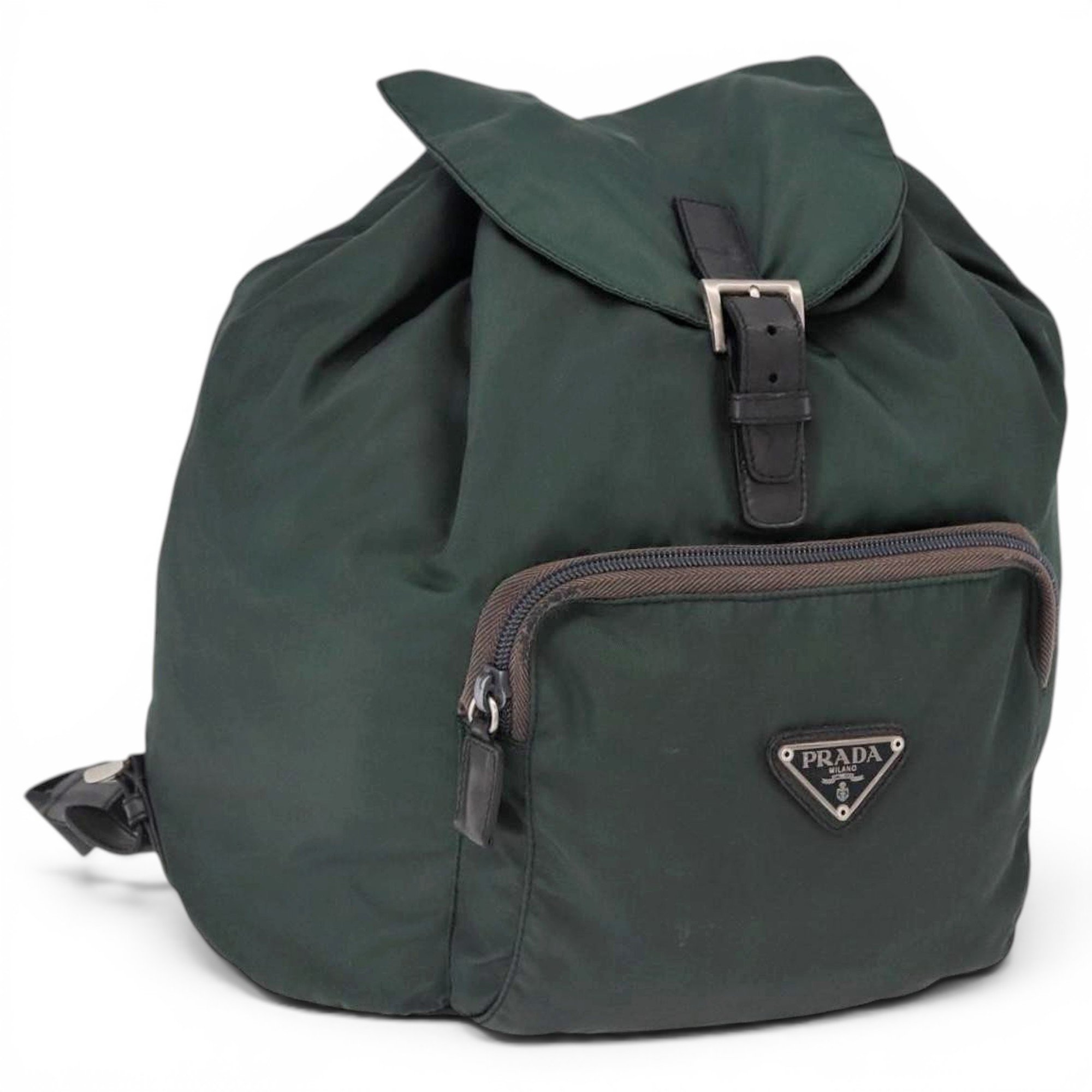 Leather backpack
