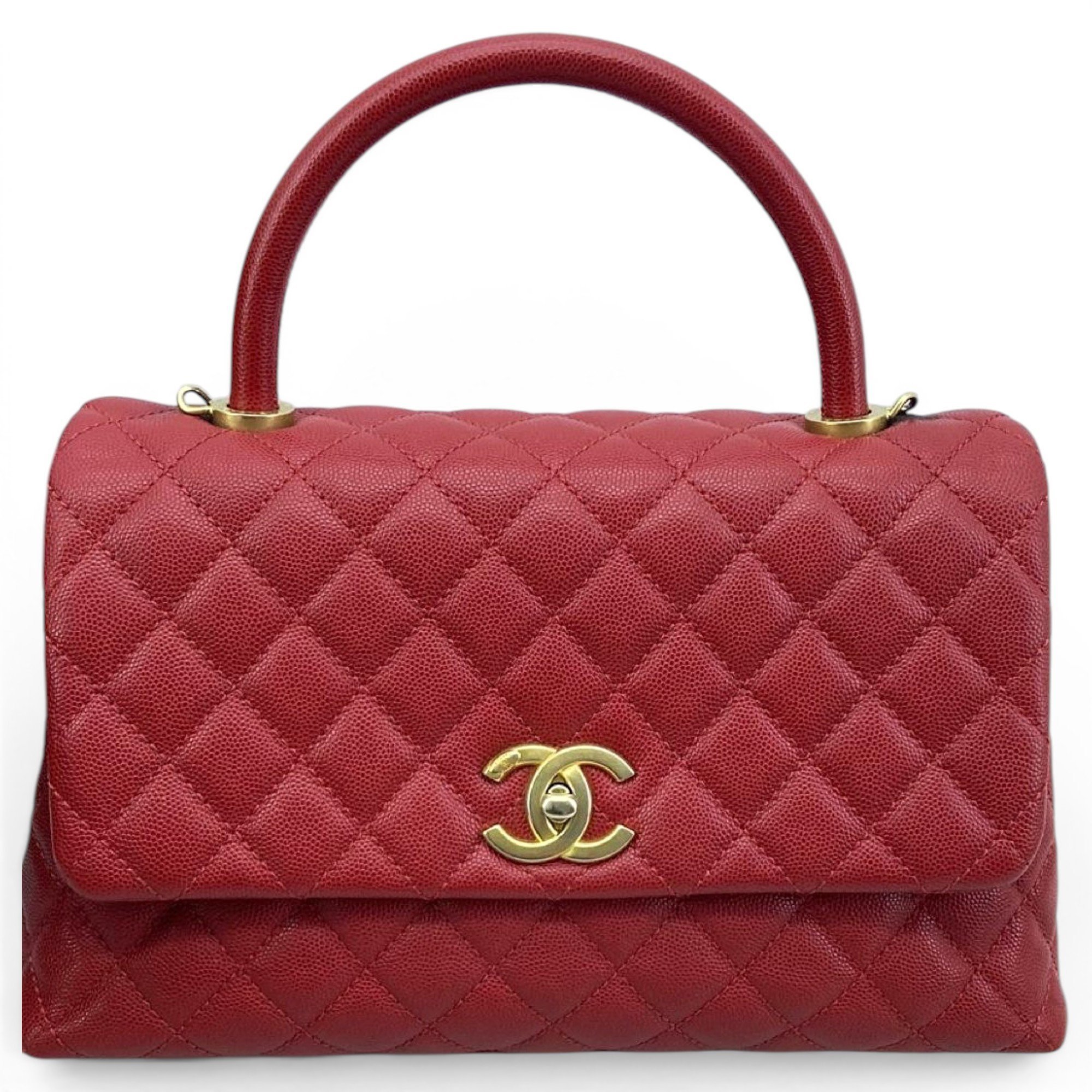 Chanel Coco Handle leather handbag