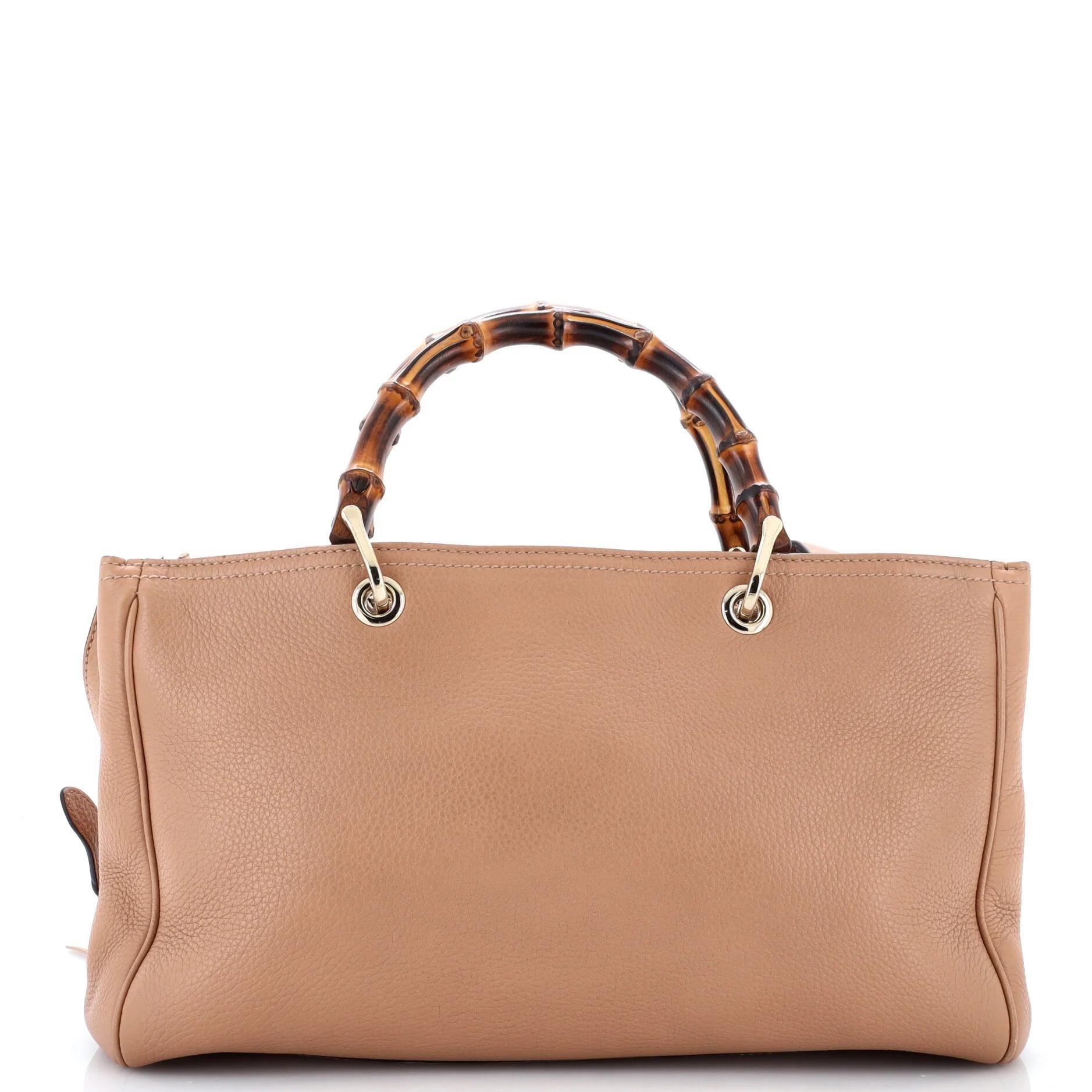 Leather tote