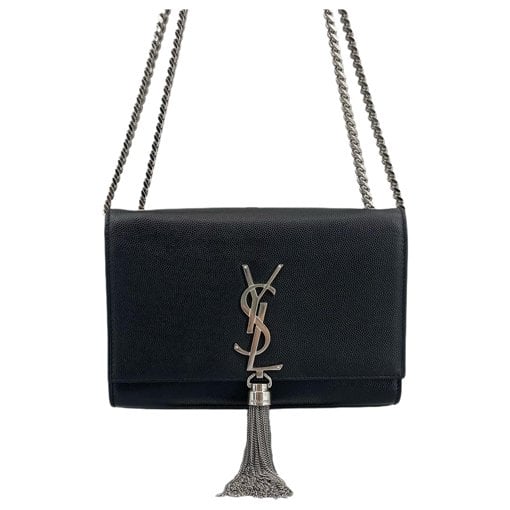 Pompom Kate leather handbag