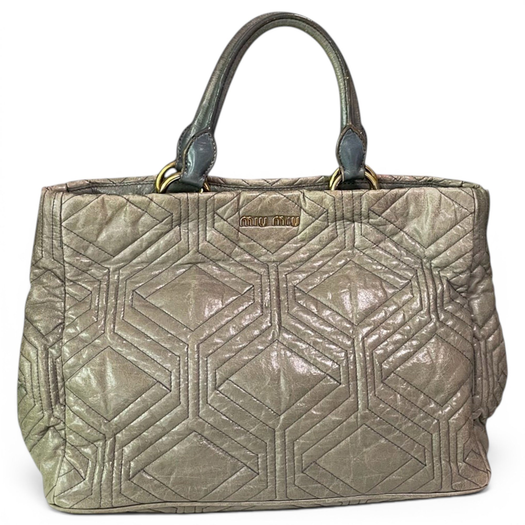 Leather handbag