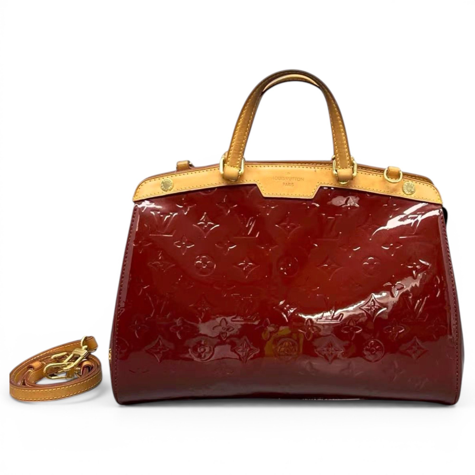 Bréa leather handbag