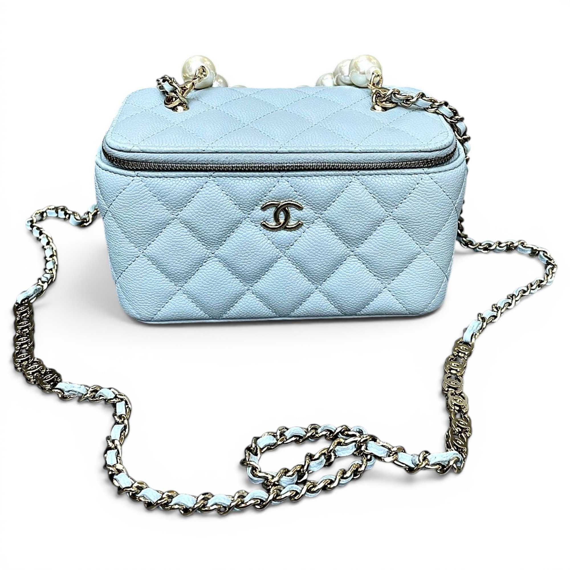 Trendy CC Vanity leather handbag