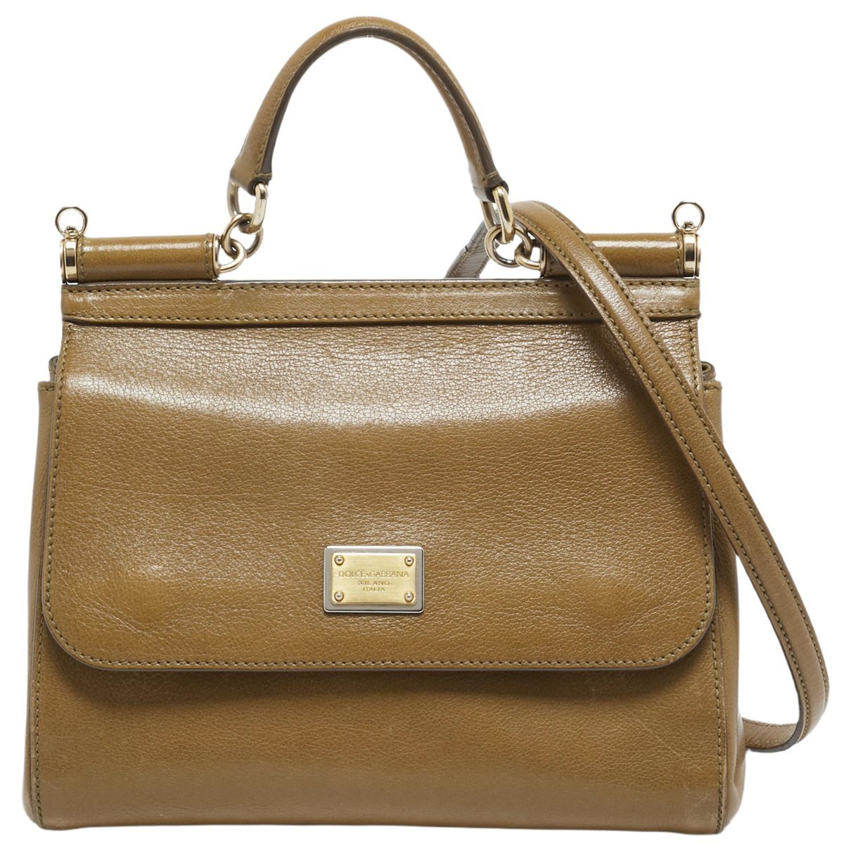 Sicily leather satchel