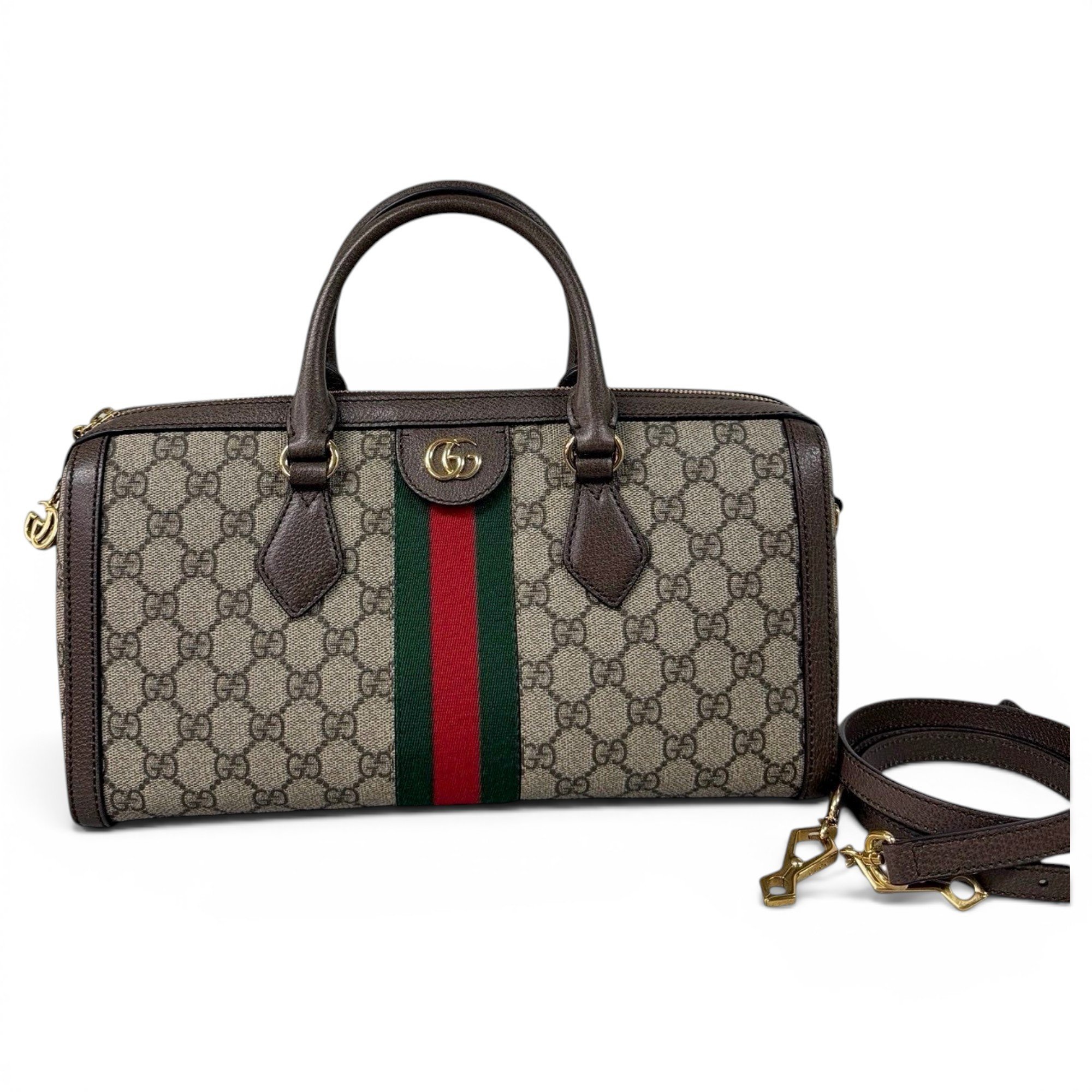 Ophidia Boston cloth handbag