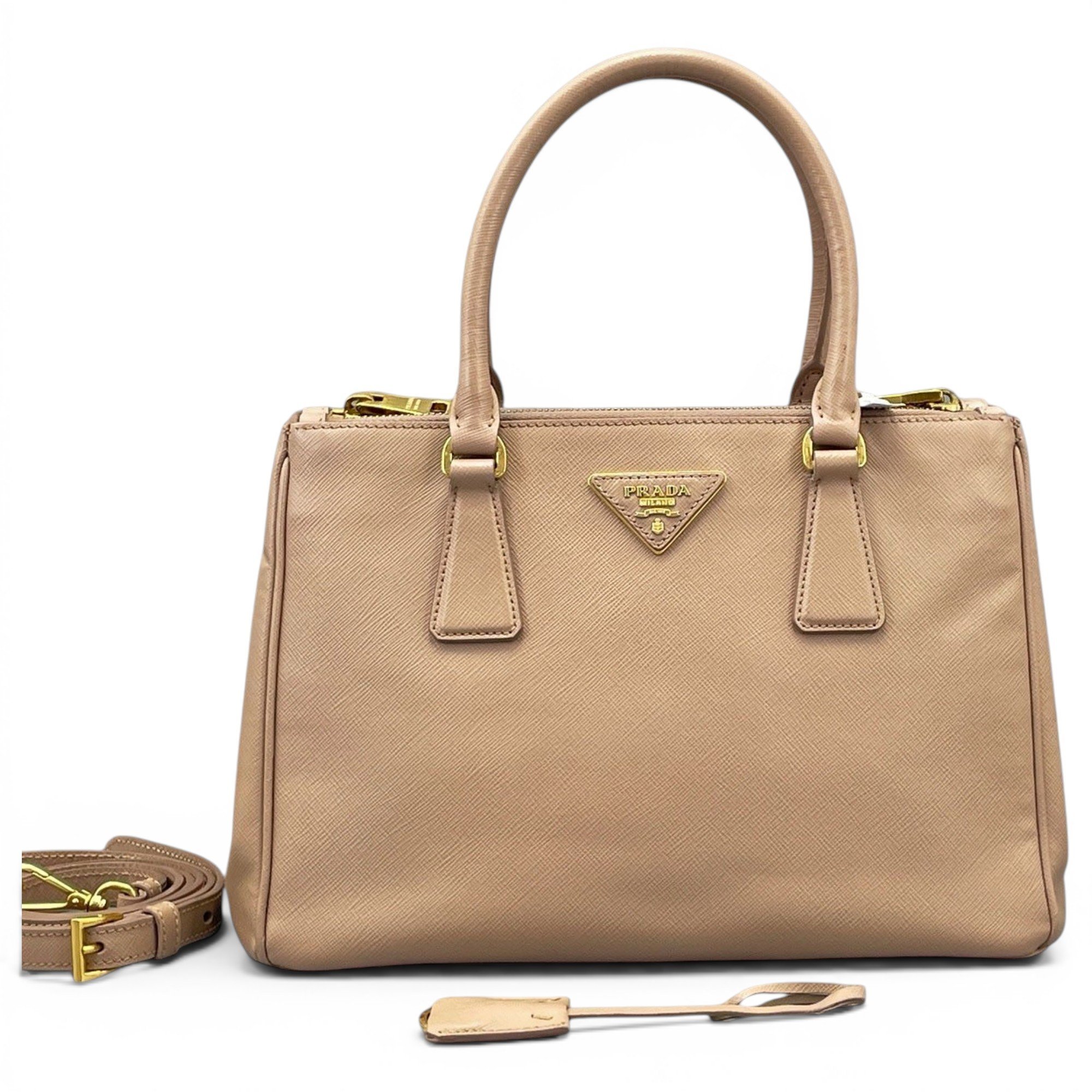 Galleria leather handbag