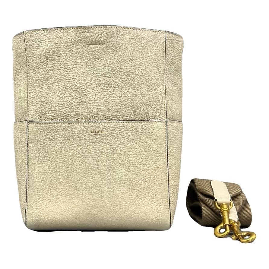Seau Sangle leather crossbody bag