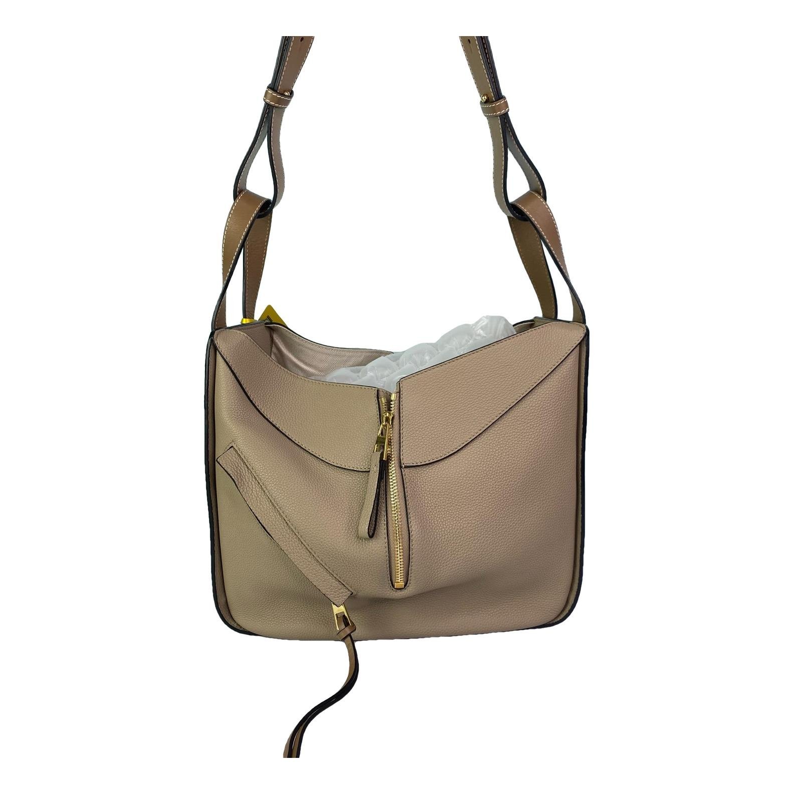 Hammock leather handbag