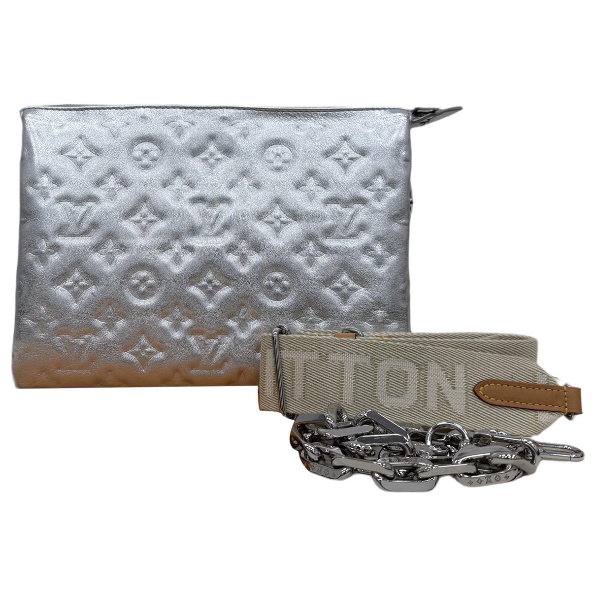 Coussin leather handbag