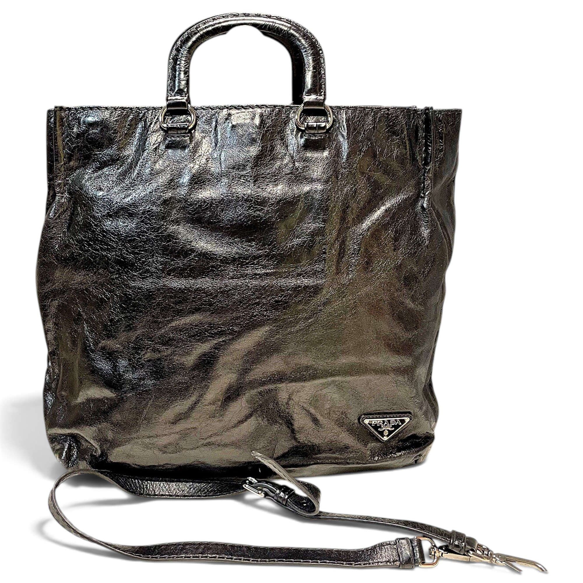 Leather handbag