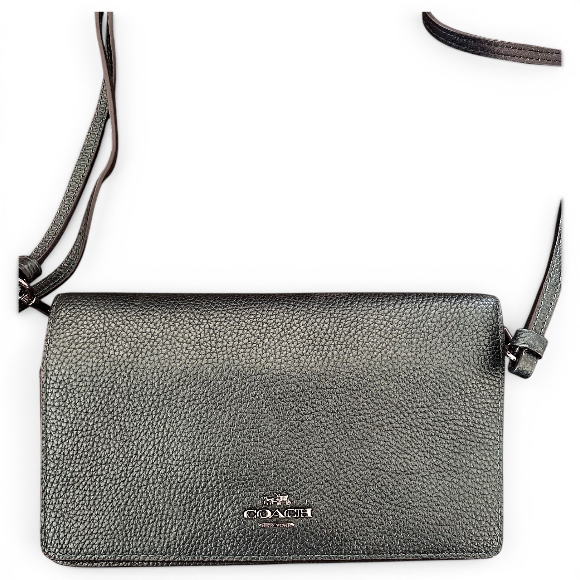 Smooth Crossbody leather crossbody bag
