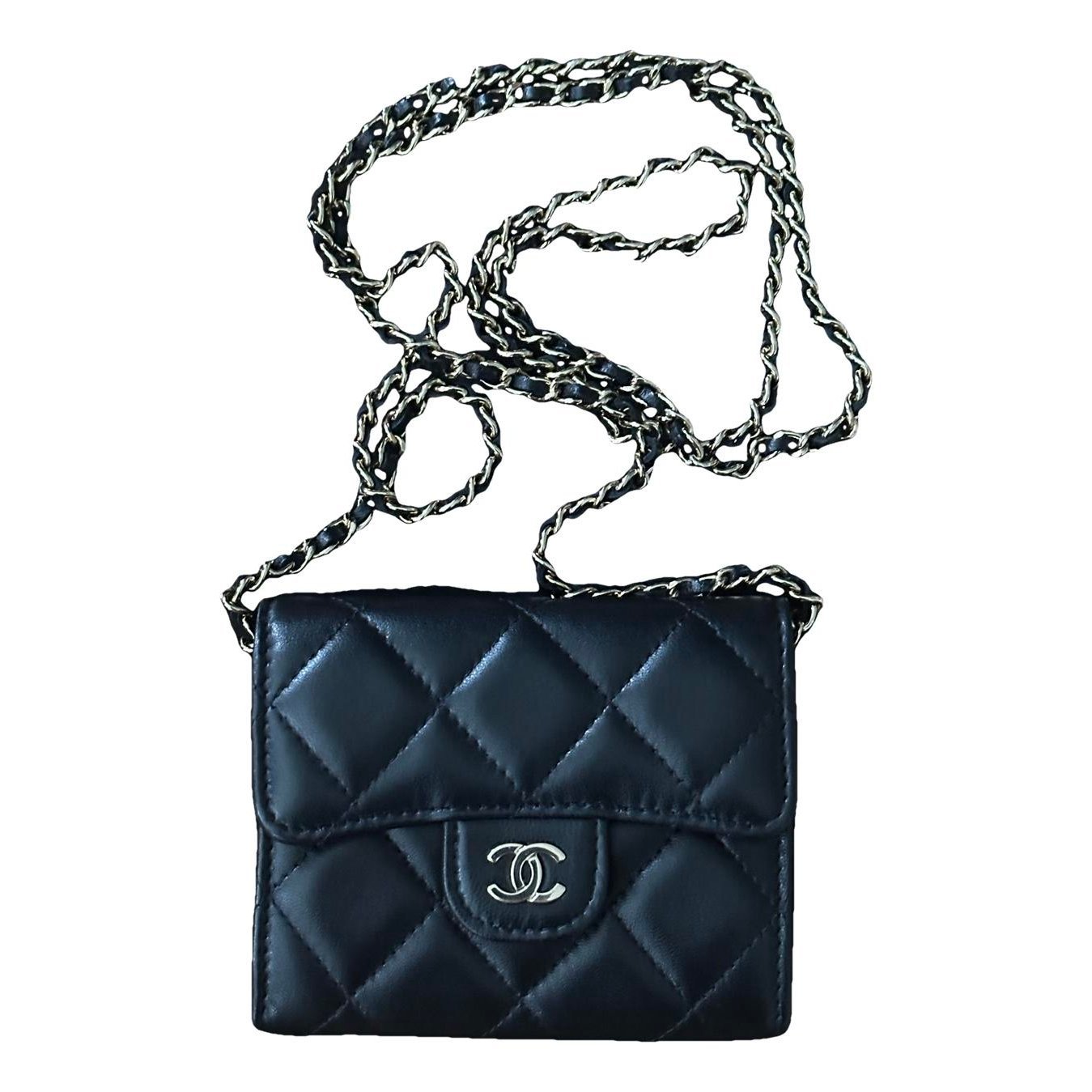 Wallet On Chain Timeless/Classique leather crossbody bag