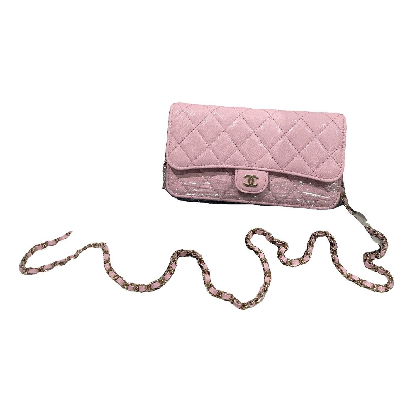 Wallet On Chain Timeless/Classique leather crossbody bag