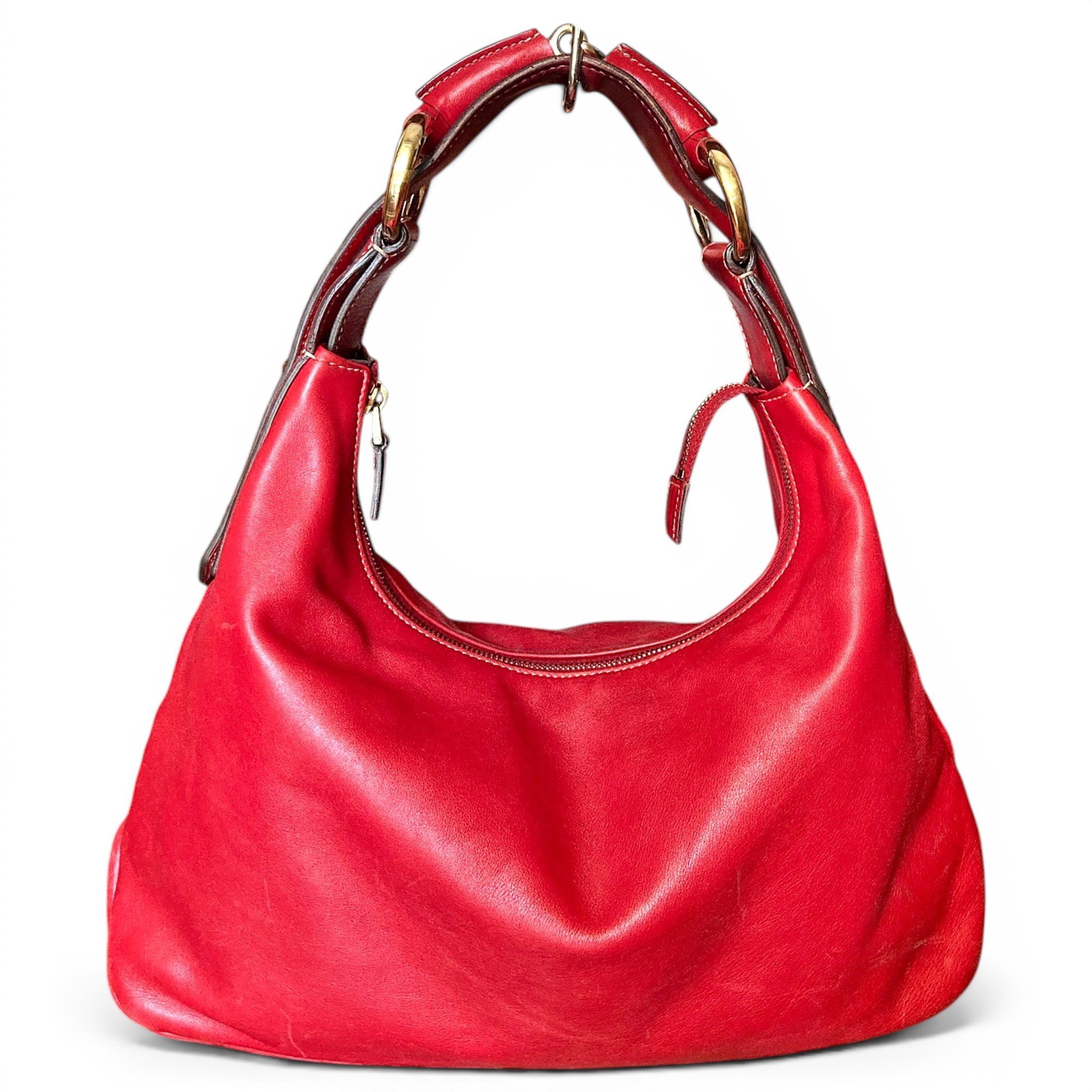 Hobo leather handbag
