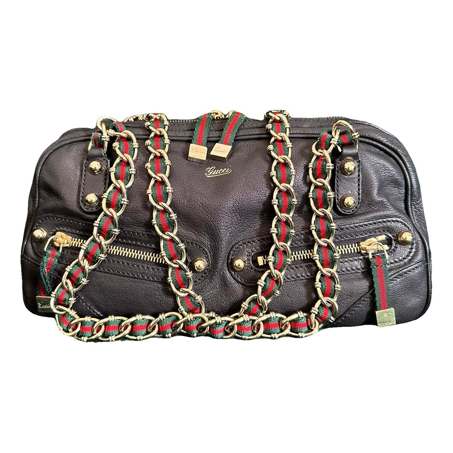 Leather handbag