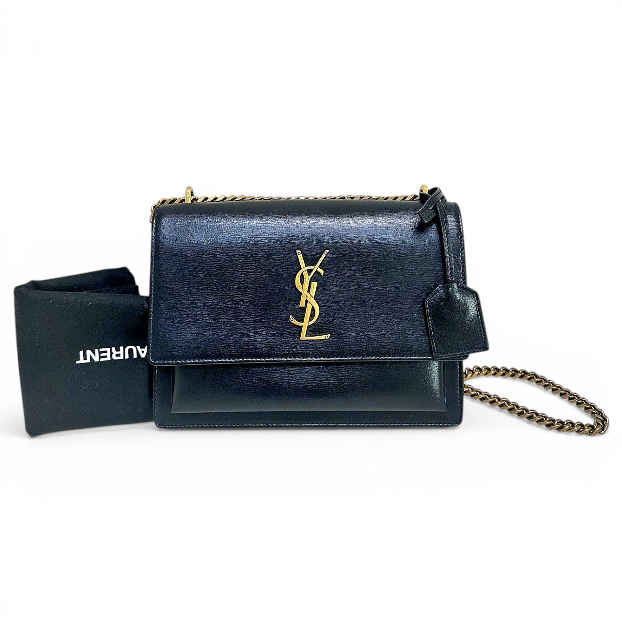 Sunset leather crossbody bag