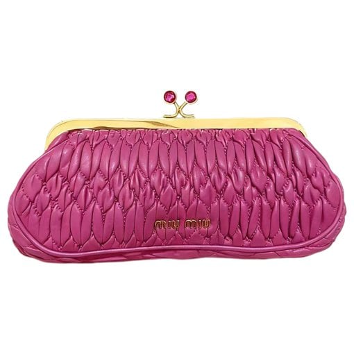 Miu Miu Leather clutch bag