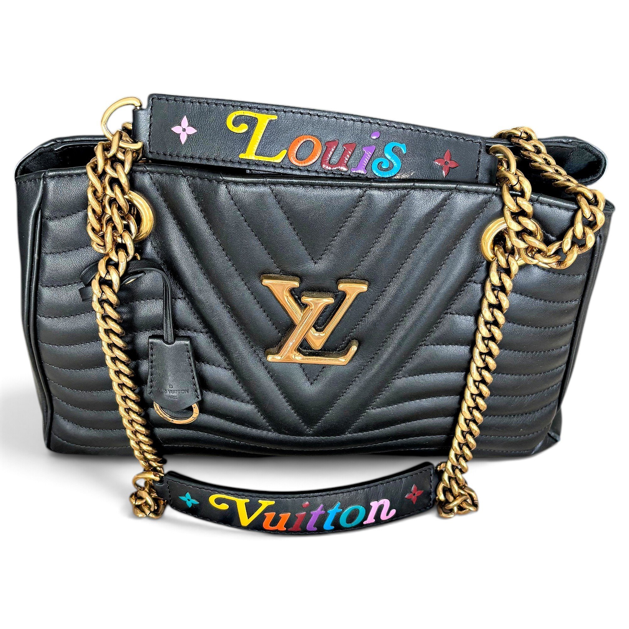 New Wave leather handbag