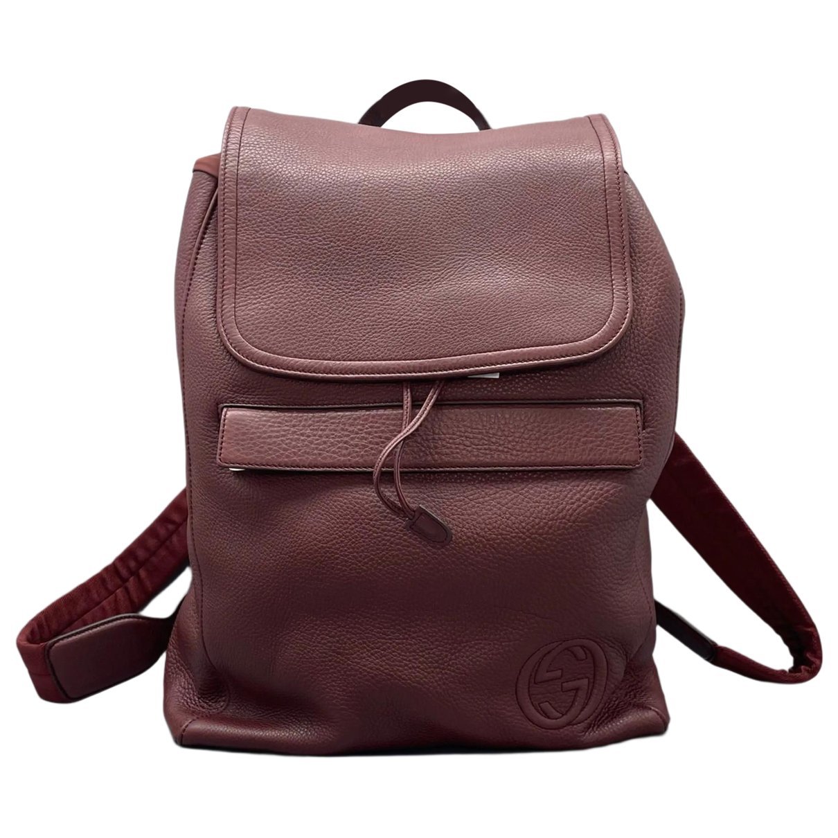 Leather backpack