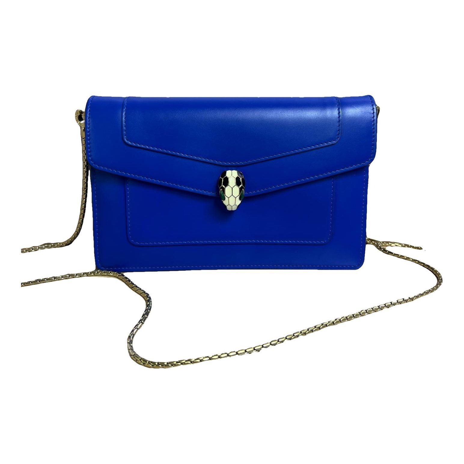Serpenti leather handbag