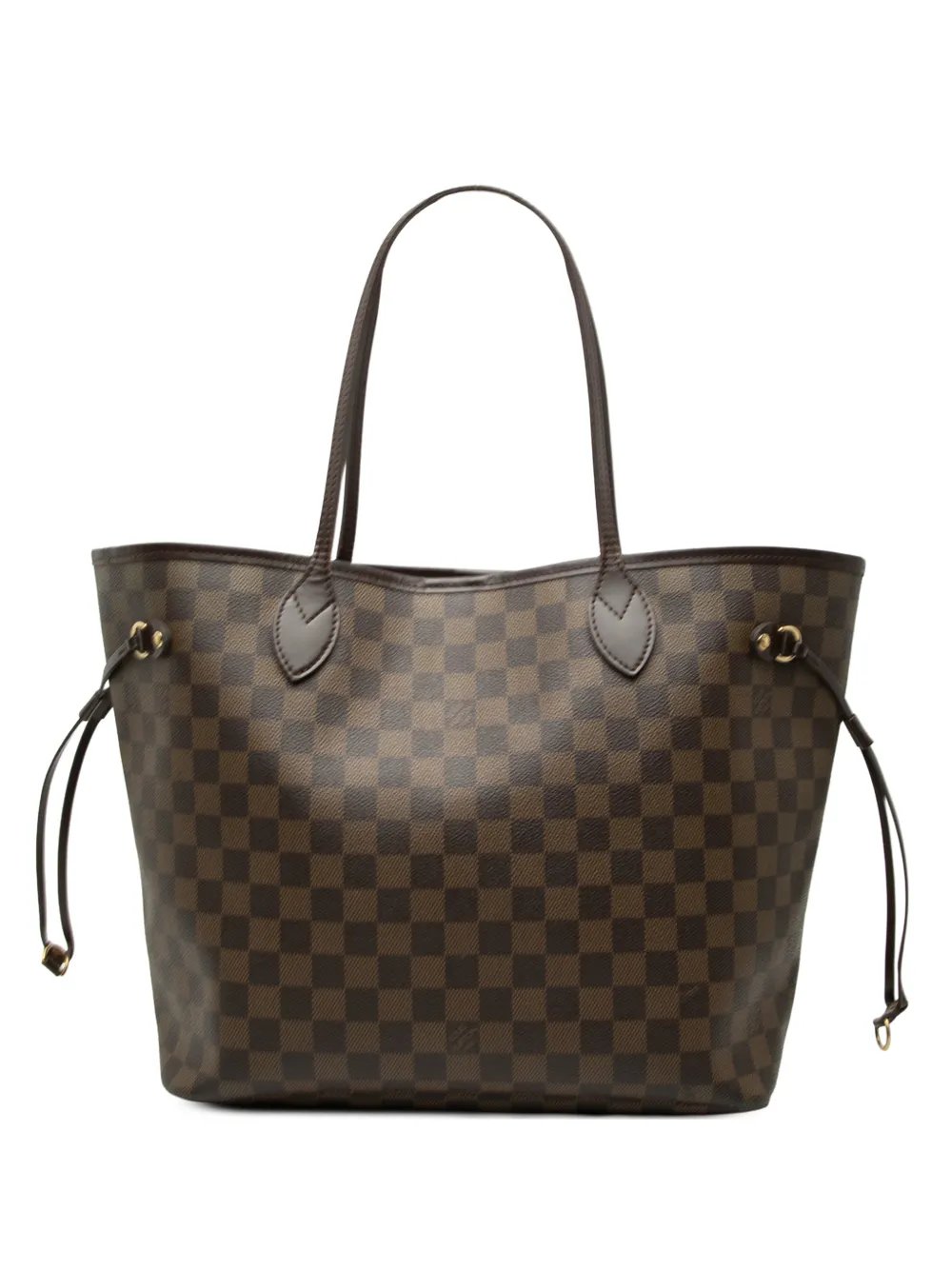 2009 Damier Ebene Neverfull MM tote bag