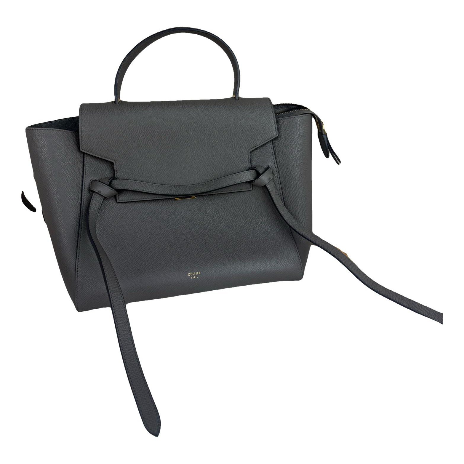 Belt leather handbag