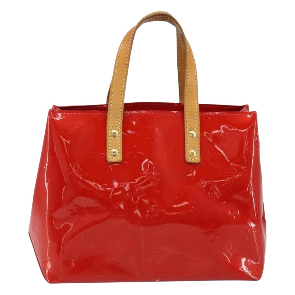 Reade patent leather handbag