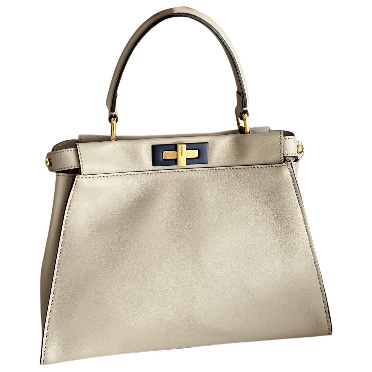 Peekaboo leather handbag