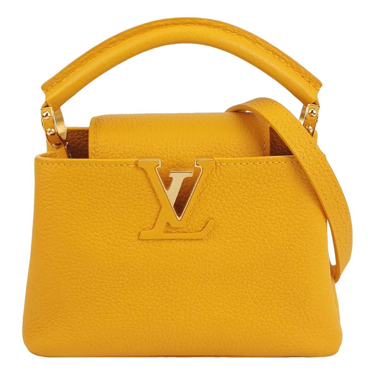 Capucines leather handbag