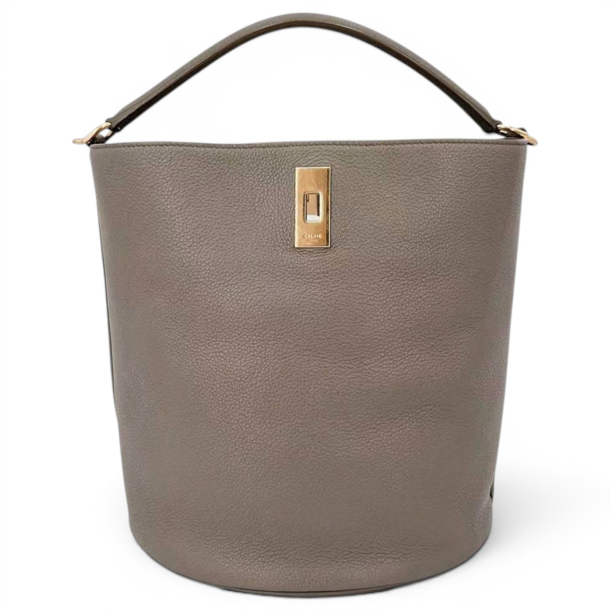 Seau Sangle leather handbag
