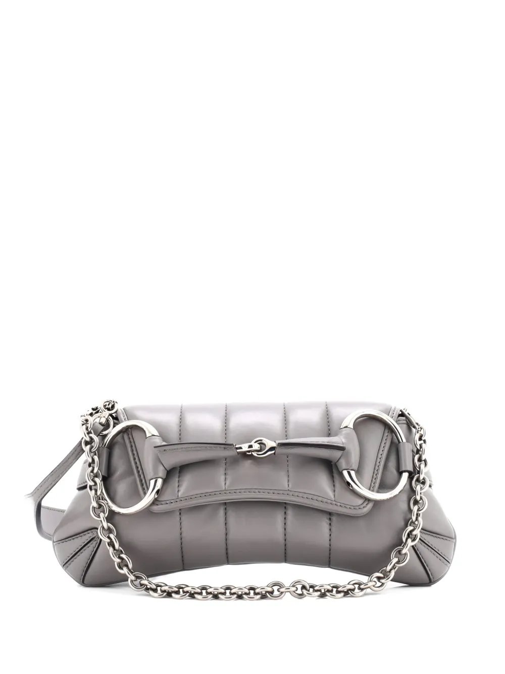 Horsebit Chain Vertical Quilted Leather Small shoulder bag
