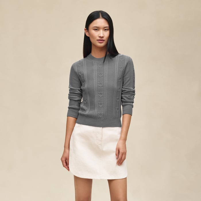 Gris Osmium Long-sleeve Sweater
