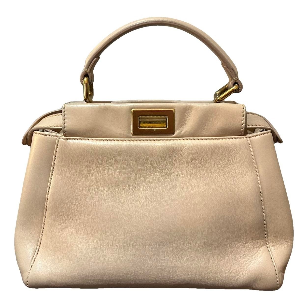 Peekaboo leather handbag