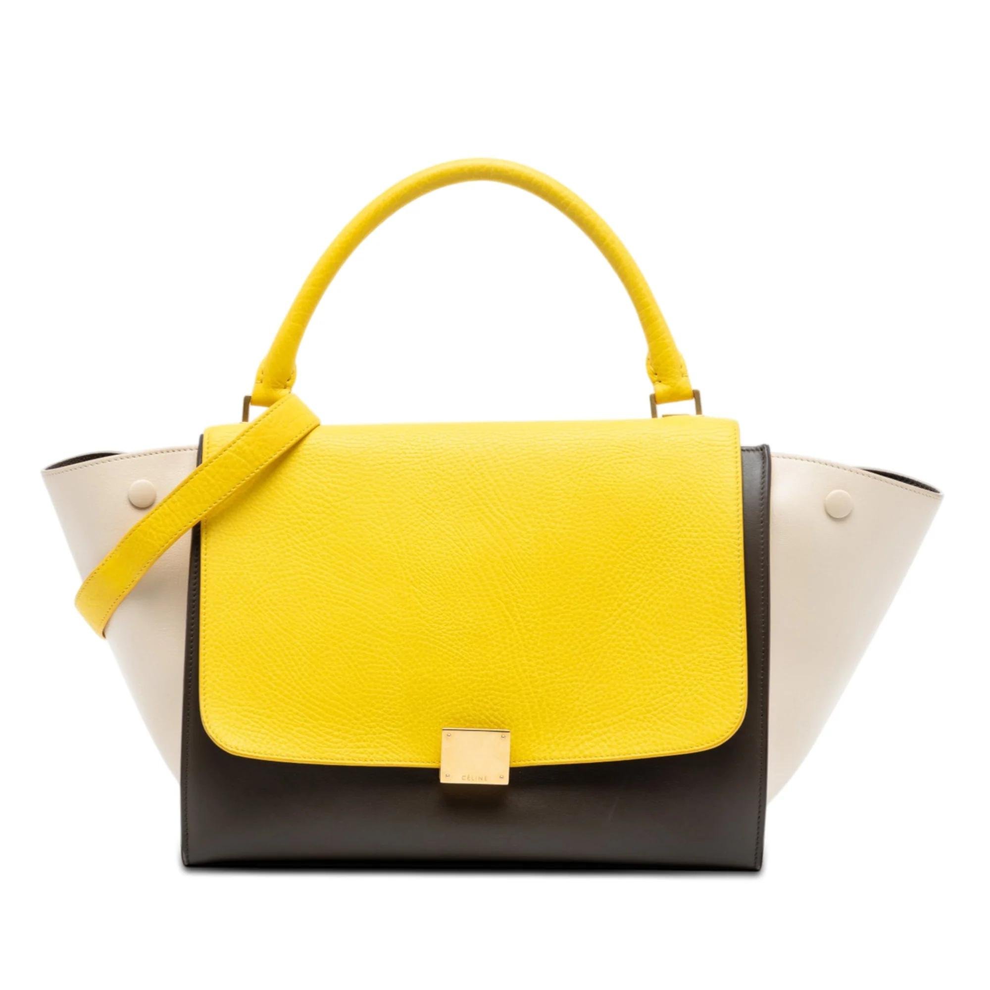 Trapèze pony-style calfskin handbag