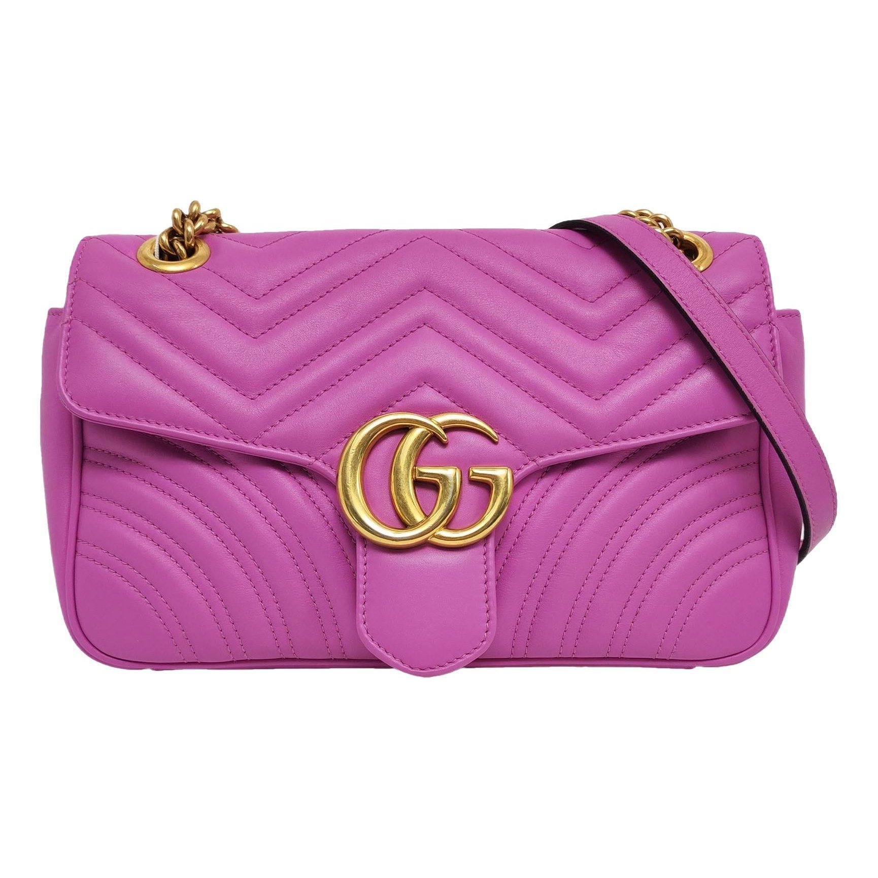GG Marmont Flap leather handbag