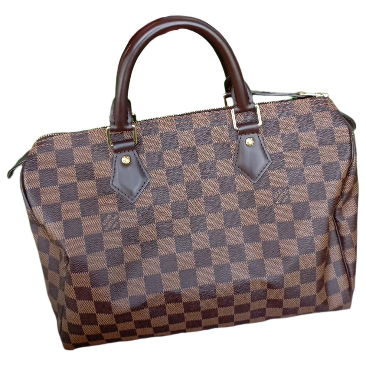 Speedy leather handbag